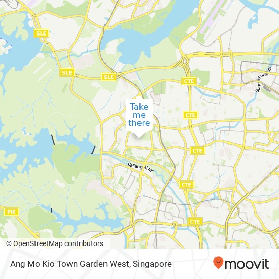 Ang Mo Kio Town Garden West map