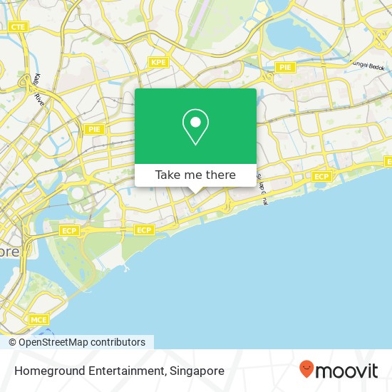 Homeground Entertainment map