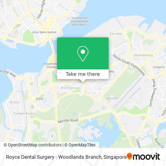 Royce Dental Surgery - Woodlands Branch map