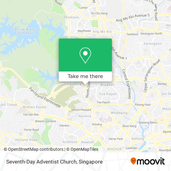 Seventh-Day Adventist Church map