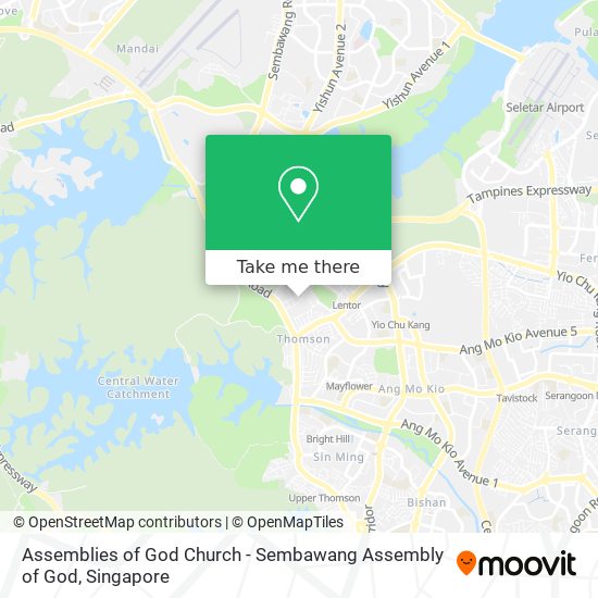 Assemblies of God Church - Sembawang Assembly of God地图