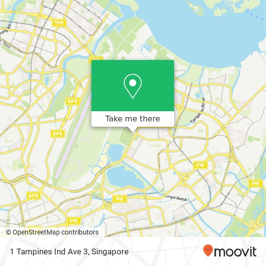 1 Tampines Ind Ave 3 map