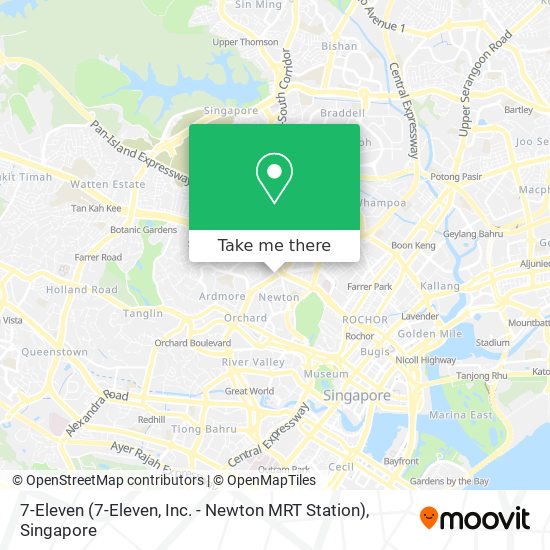 7-Eleven (7-Eleven, Inc. - Newton MRT Station)地图