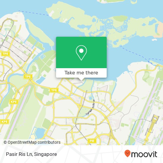 Pasir Ris Ln map