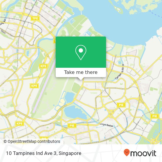 10 Tampines Ind Ave 3 map