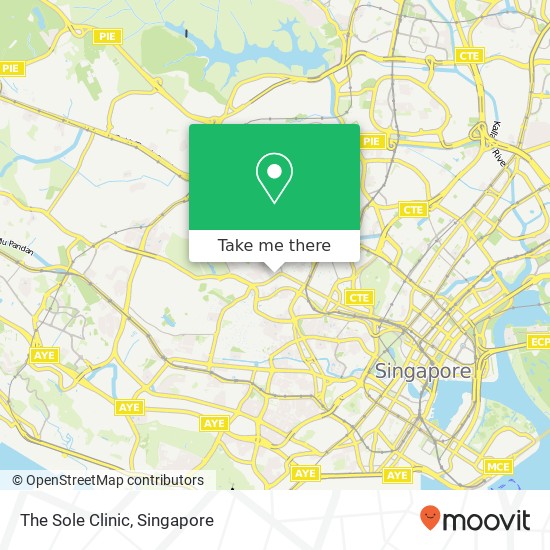 The Sole Clinic map