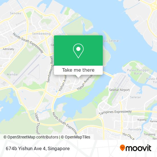 674b Yishun Ave 4 map