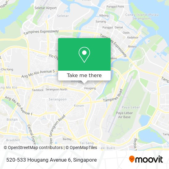 520-533 Hougang Avenue 6 map