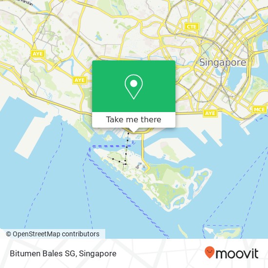 Bitumen Bales SG map