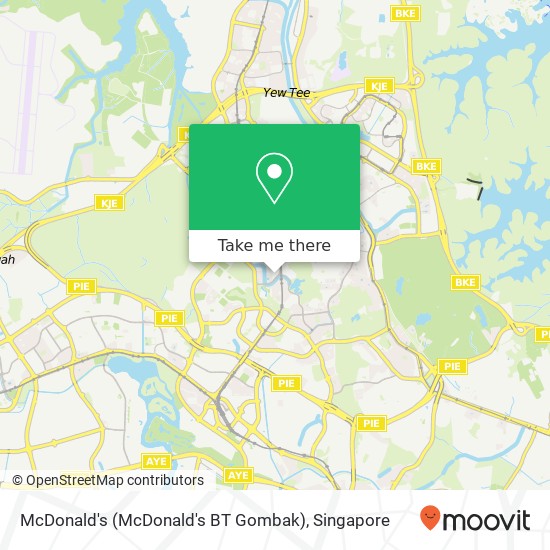 McDonald's (McDonald's BT Gombak) map