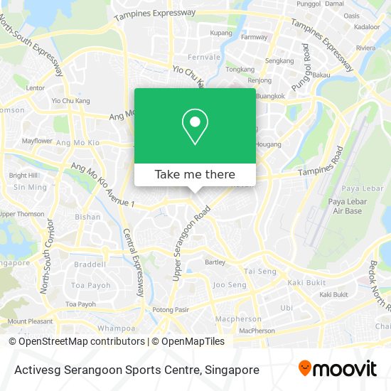 Activesg Serangoon Sports Centre map