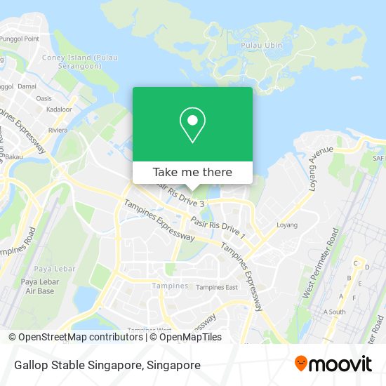 Gallop Stable Singapore map