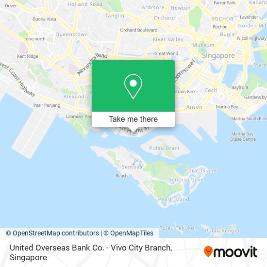 United Overseas Bank Co. - Vivo City Branch地图