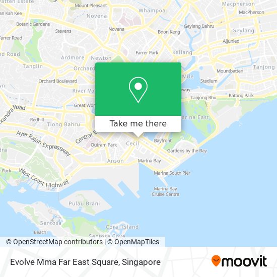 Evolve Mma Far East Square map