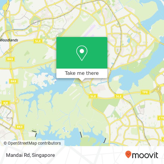 Mandai Rd map