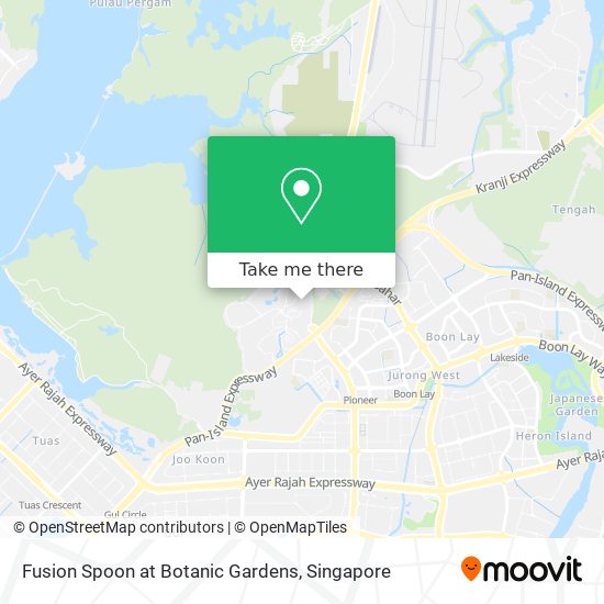 Fusion Spoon at Botanic Gardens map