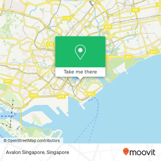 Avalon Singapore map