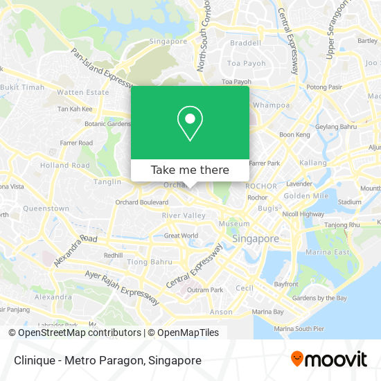 Clinique - Metro Paragon地图