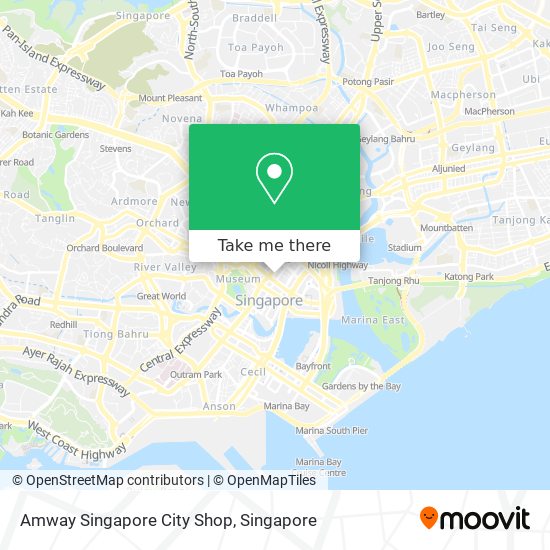 Amway Singapore City Shop地图