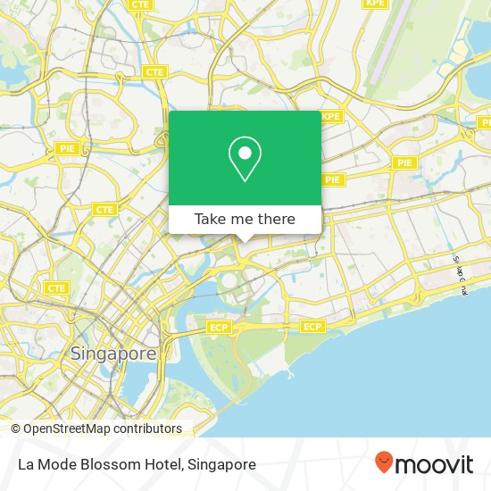 La Mode Blossom Hotel map