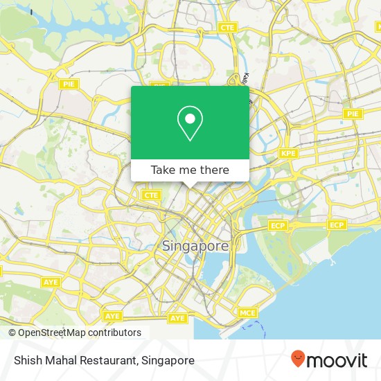Shish Mahal Restaurant map