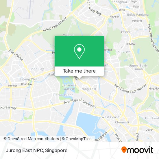 Jurong East NPC map