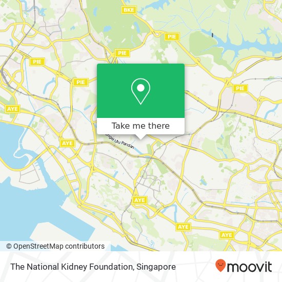 The National Kidney Foundation map