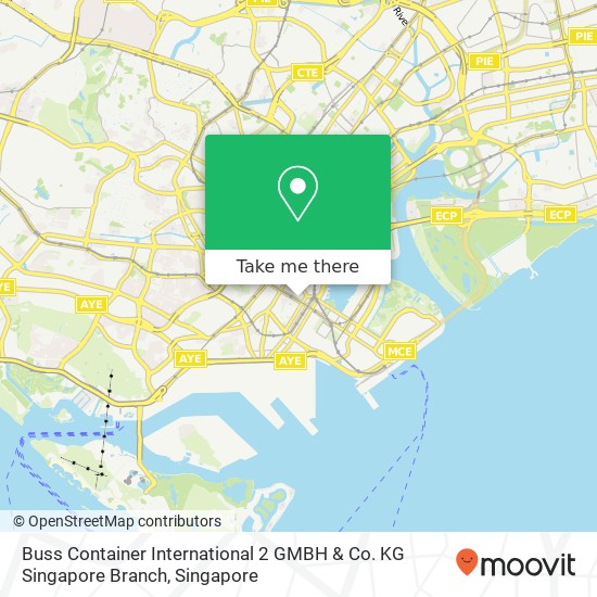 Buss Container International 2 GMBH & Co. KG Singapore Branch map