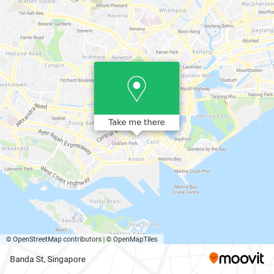 Banda St map
