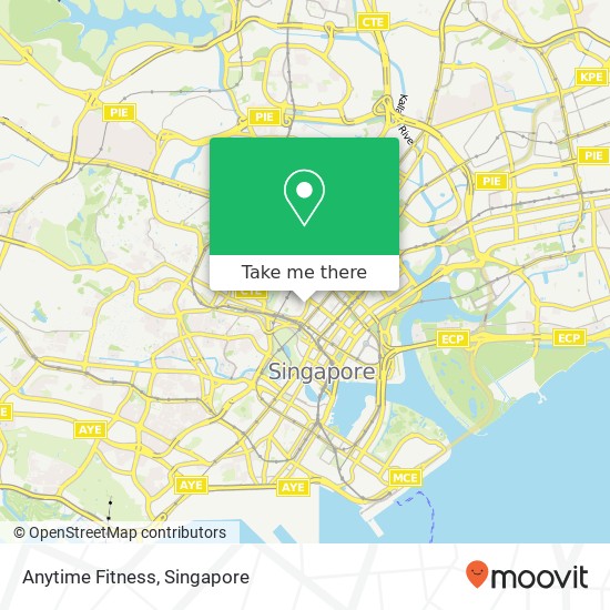 Anytime Fitness map