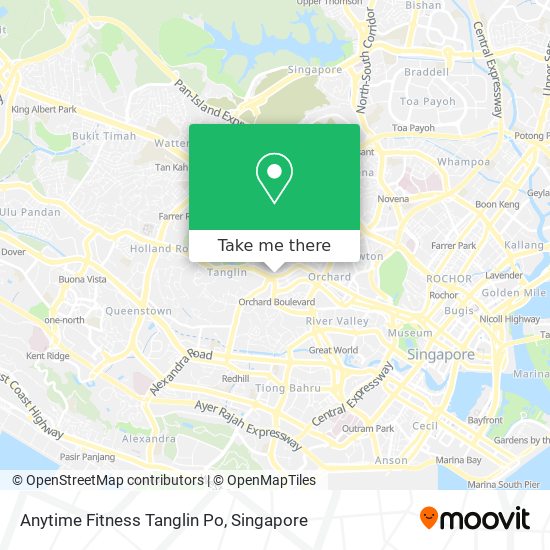 Anytime Fitness Tanglin Po map