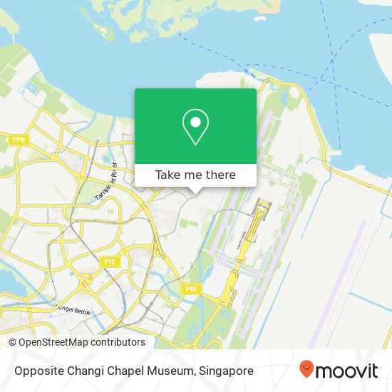 Opposite Changi Chapel Museum map