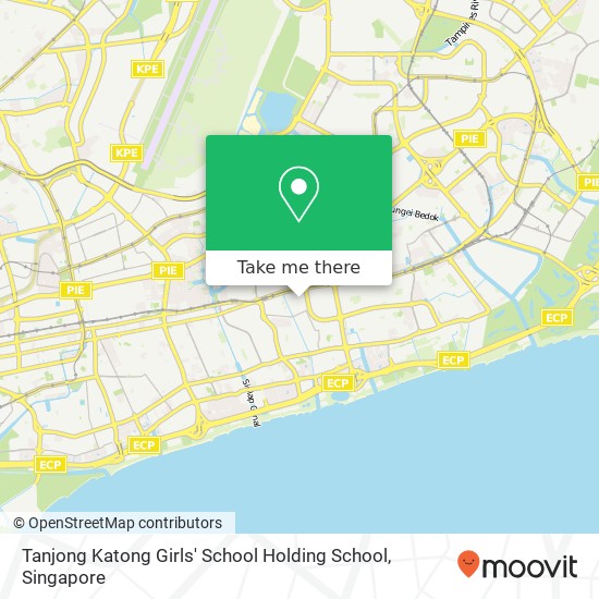 Tanjong Katong Girls' School Holding School map