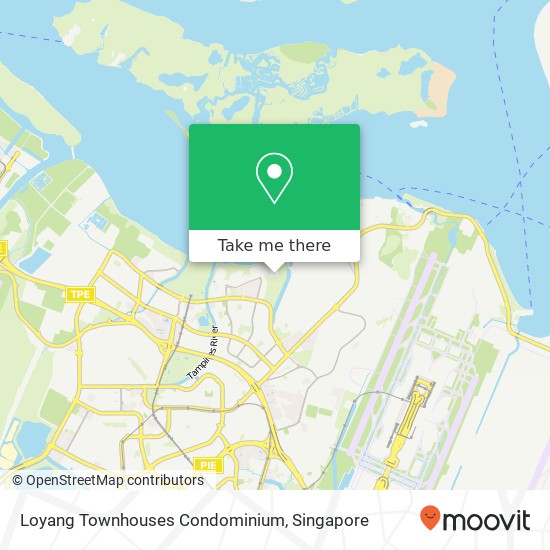 Loyang Townhouses Condominium地图