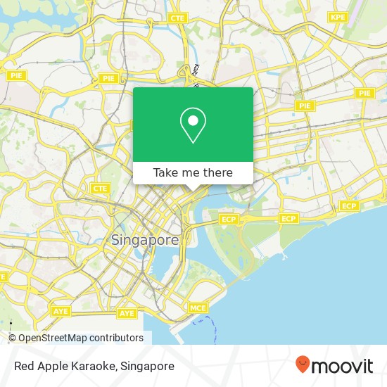 Red Apple Karaoke map