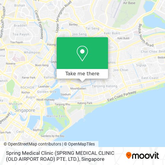 Spring Medical Clinic (SPRING MEDICAL CLINIC (OLD AIRPORT ROAD) PTE. LTD.) map