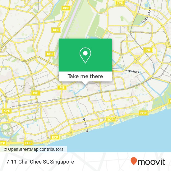 7-11 Chai Chee St地图