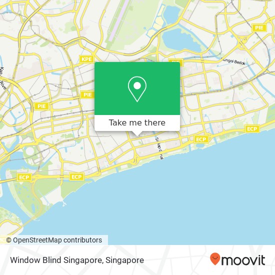 Window Blind Singapore map