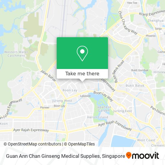 Guan Ann Chan Ginseng Medical Supplies map