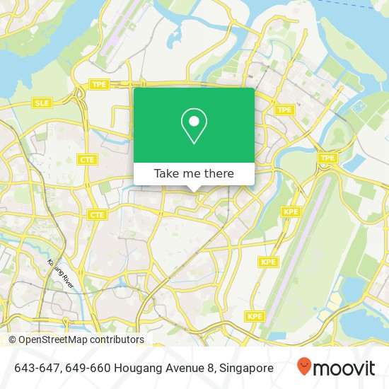 643-647, 649-660 Hougang Avenue 8地图