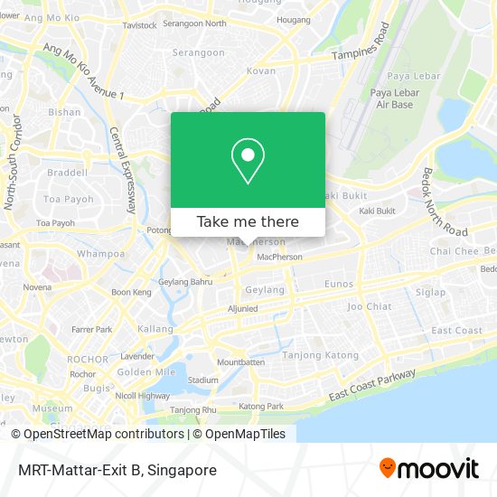 MRT-Mattar-Exit B map