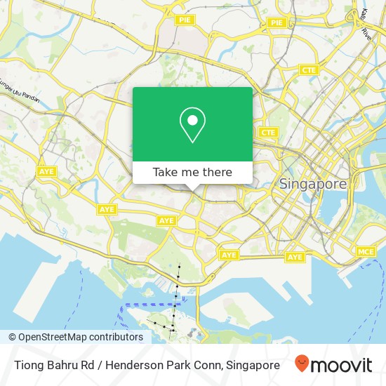 Tiong Bahru Rd / Henderson Park Conn map