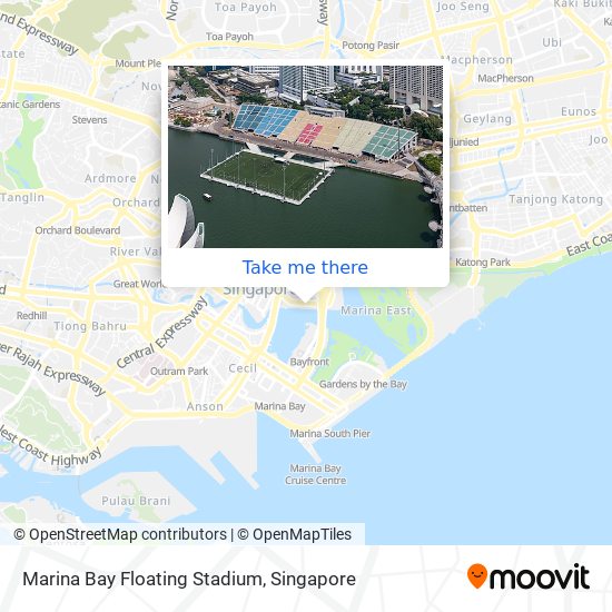 Marina Bay Floating Stadium map