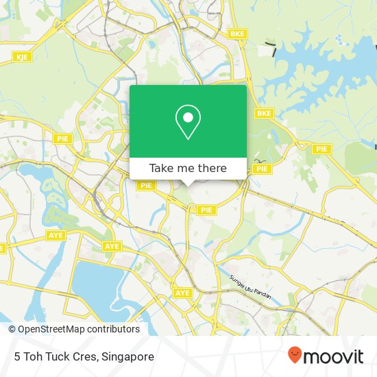 5 Toh Tuck Cres地图