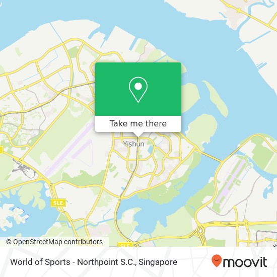 World of Sports - Northpoint S.C. map
