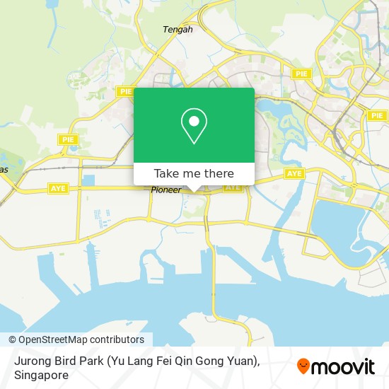 Jurong Bird Park (Yu Lang Fei Qin Gong Yuan) map