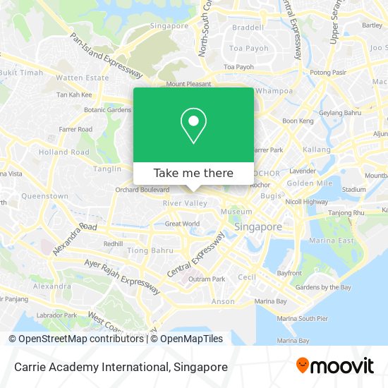 Carrie Academy International map