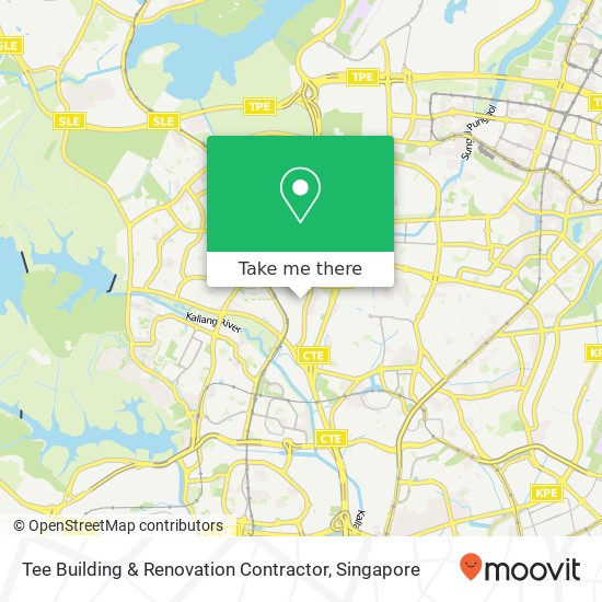 Tee Building & Renovation Contractor map