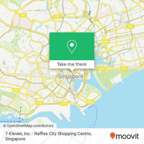 7-Eleven, Inc. - Raffles City Shopping Centre map