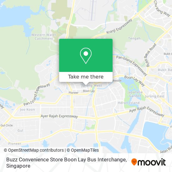 Buzz Convenience Store Boon Lay Bus Interchange map